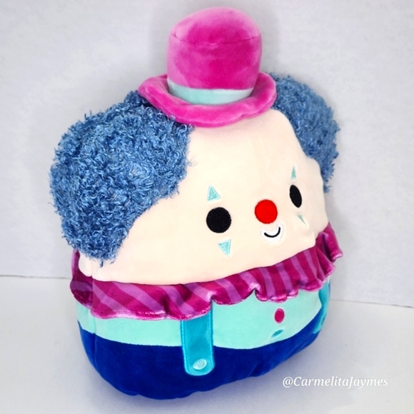 KAIGEN 🤡 FTM Blue & Pink Clown Original Squishmallow by Kelly Toy ☆ NWT ☆ - Picture 6 of 8